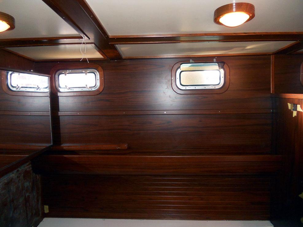 Μετατροπή καμπίνας σκάφους σε σαλόνι - Teak Work - TeakWork.gr