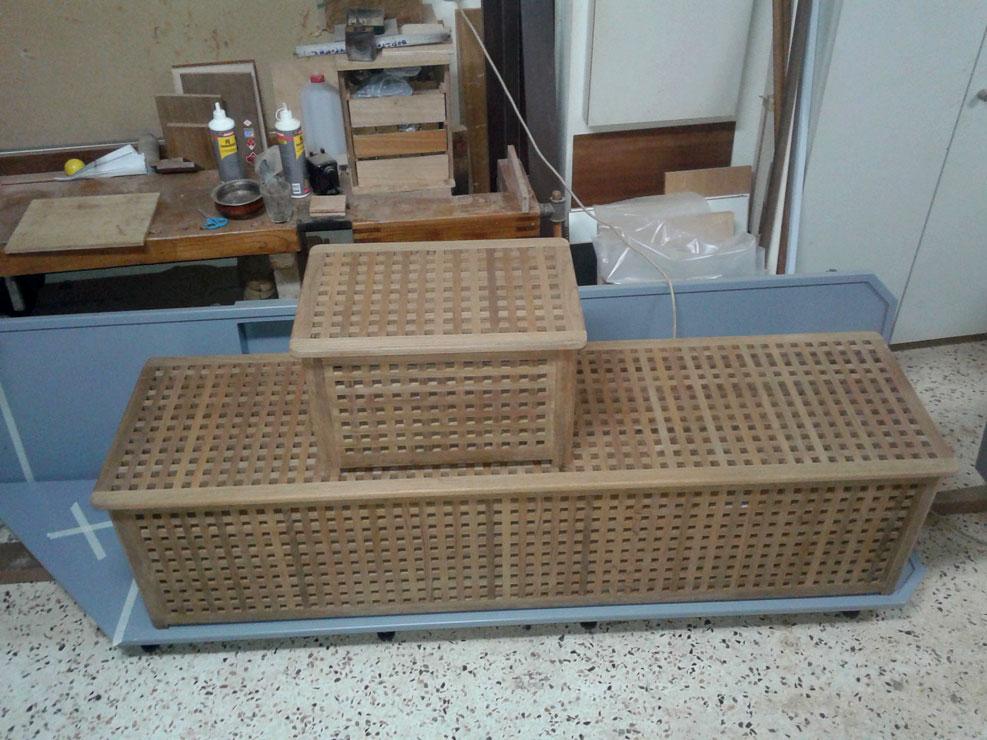 Ξυλουργικές εργασίες κατάστρωμα σκάφους και ιστιοπλοϊκού